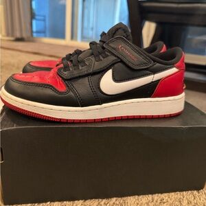 Nike Kids Sneakers - Black, Red, and White